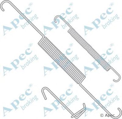 APEC BRAKING kit726 -  Комплектующие, тормозная колодка